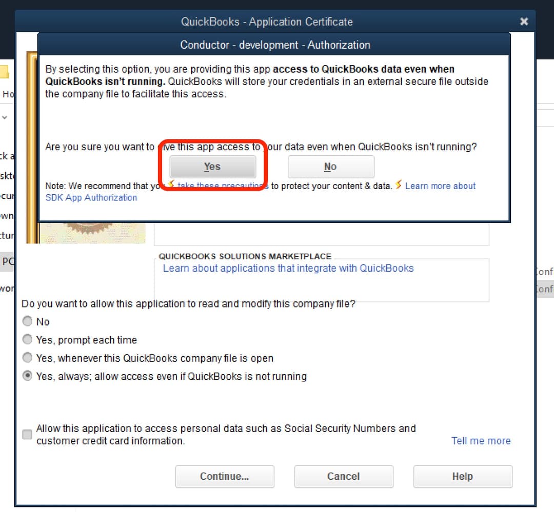 Connect QuickBooks Desktop